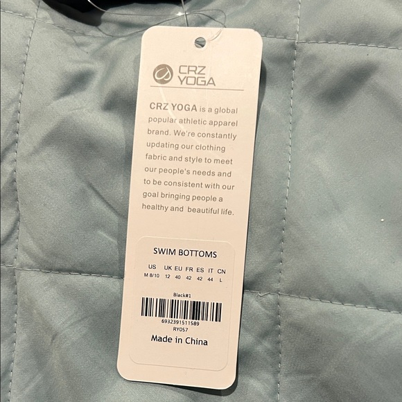 CRZ YOGA Black Swim Bottoms - Picture 2 of 4